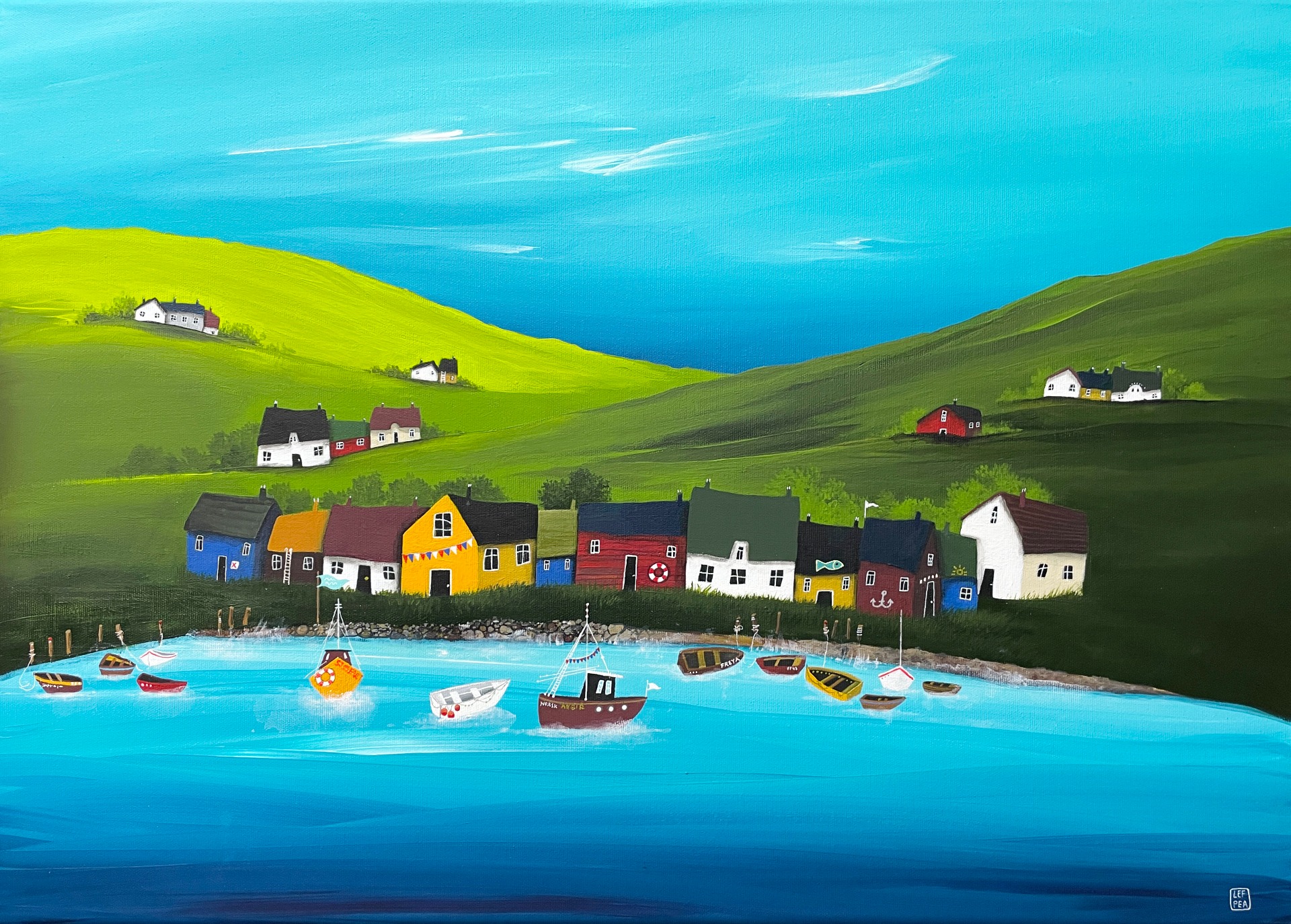 Dovolená a její barvy dle foto Skandinávie